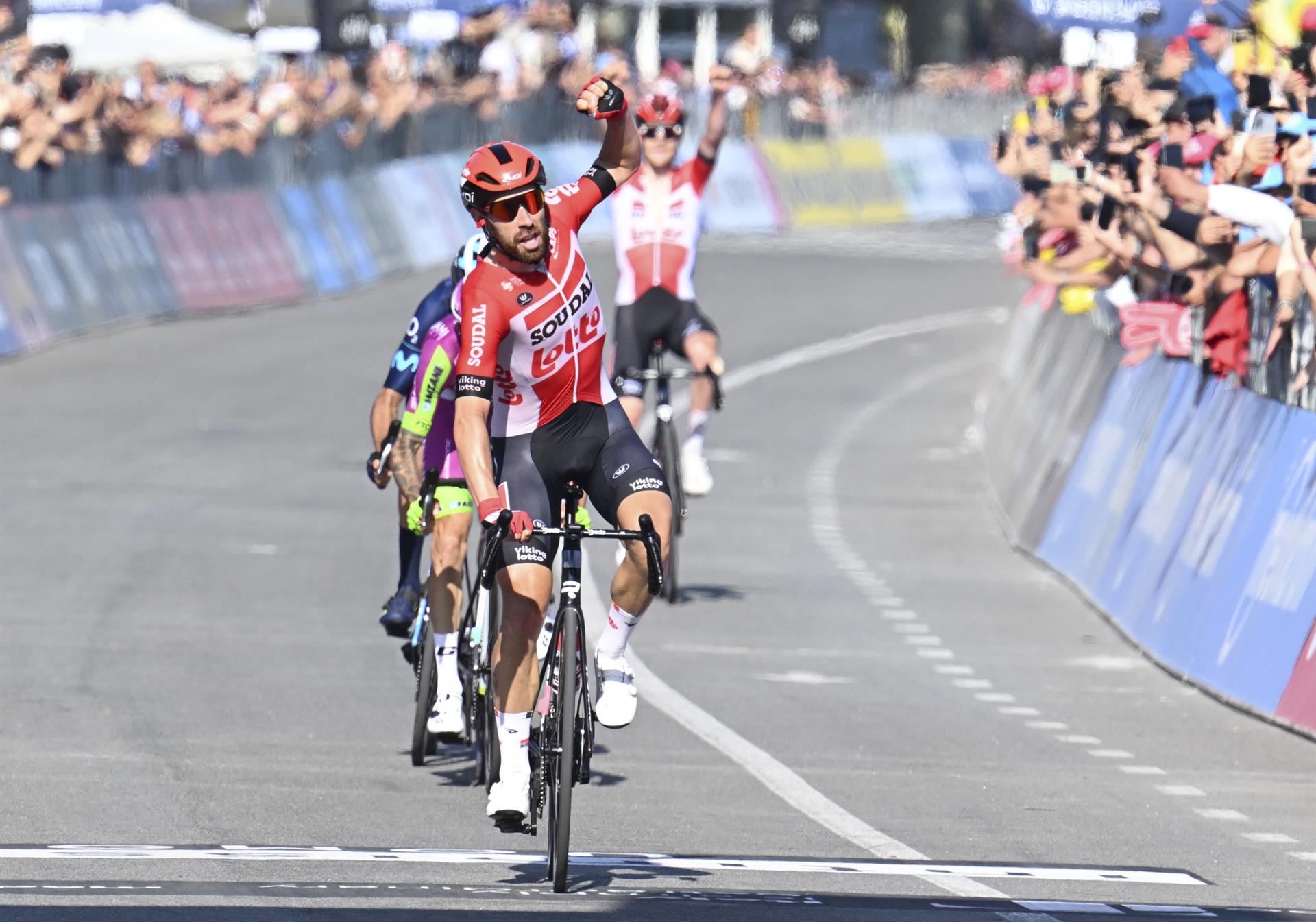 De Gendt vence en la octava etapa del Giro