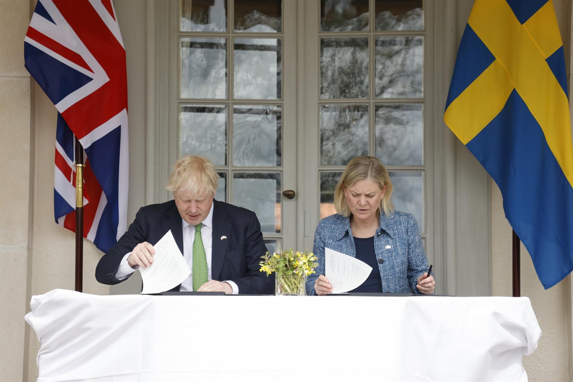 Reino Unido reforzará las defensas de Suecia y Finlandia en caso de un posible ataque ruso