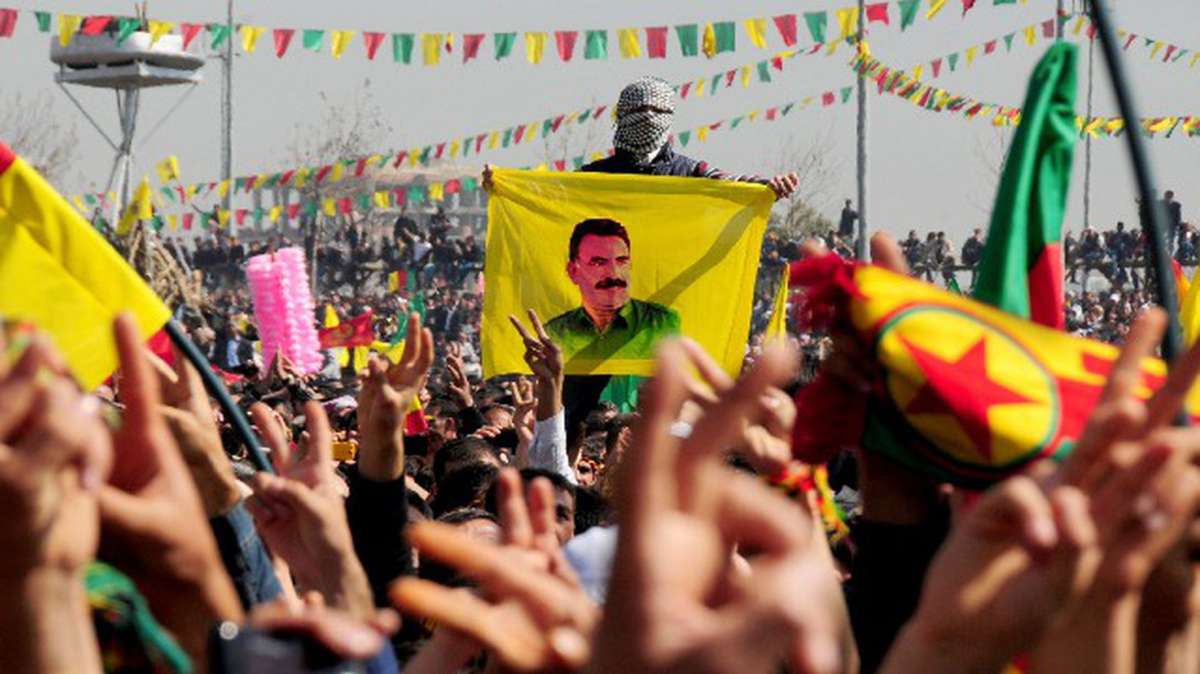 Miembros del PKK en una manifestación