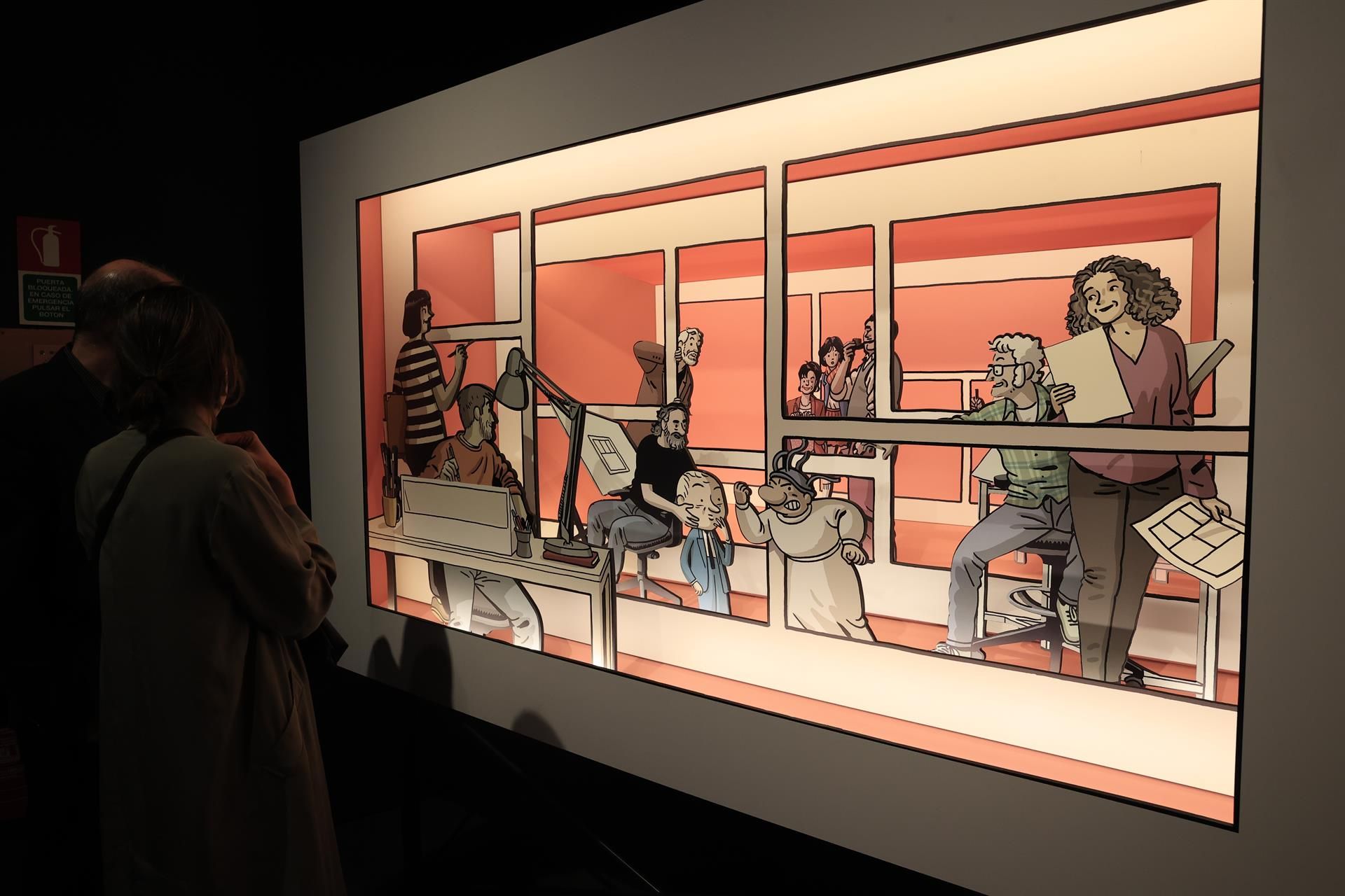 Cómic: Mafalda, Corto Maltés y Batman se miran cara a cara en el CaixaForum