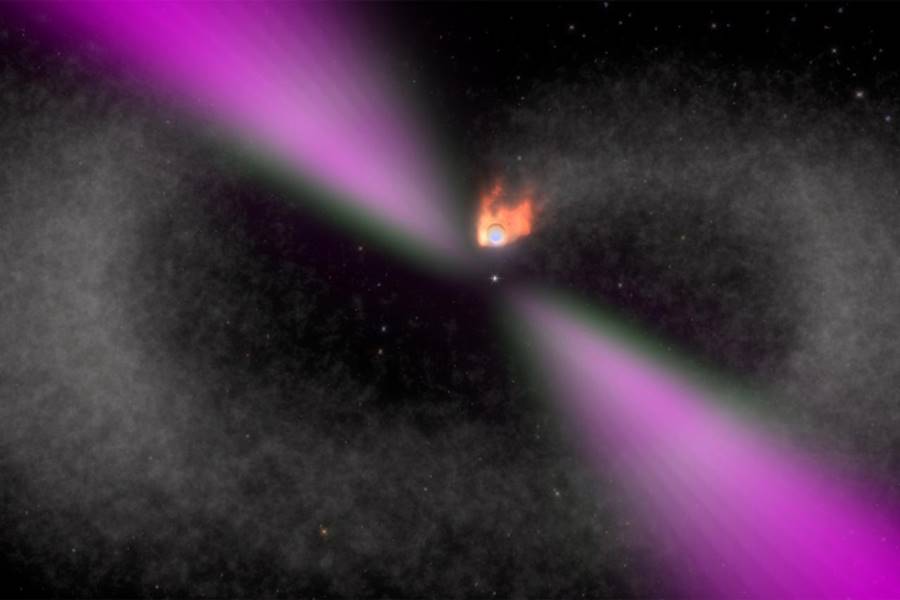 Los astrónomos descubren un peculiar sistema estelar candidato a “viuda negra”