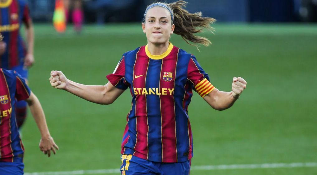 Alexia Putellas celebra un gol