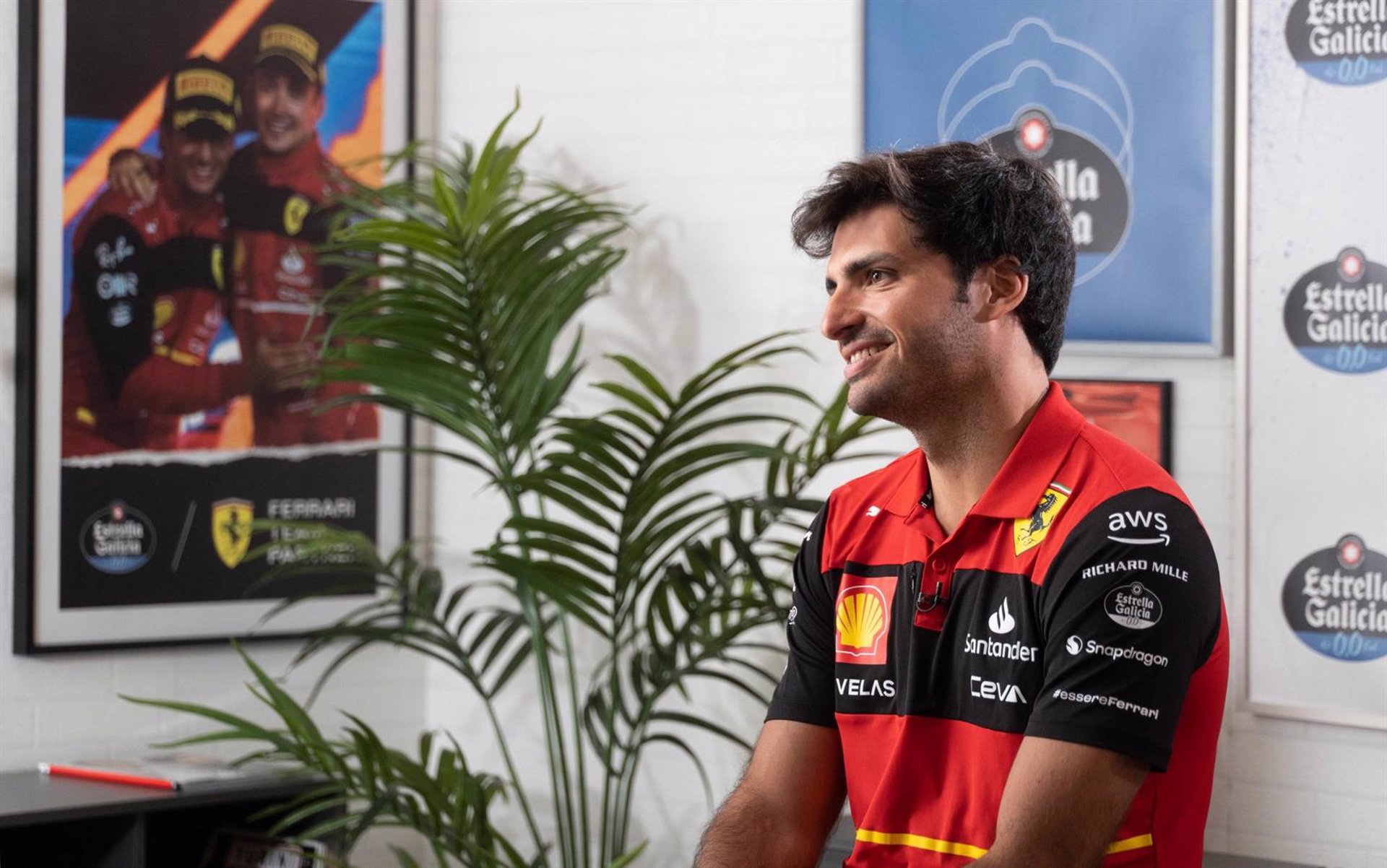 Carlos Sainz: "Será muy especial mi primer Gran Premio en casa como piloto Ferrari"