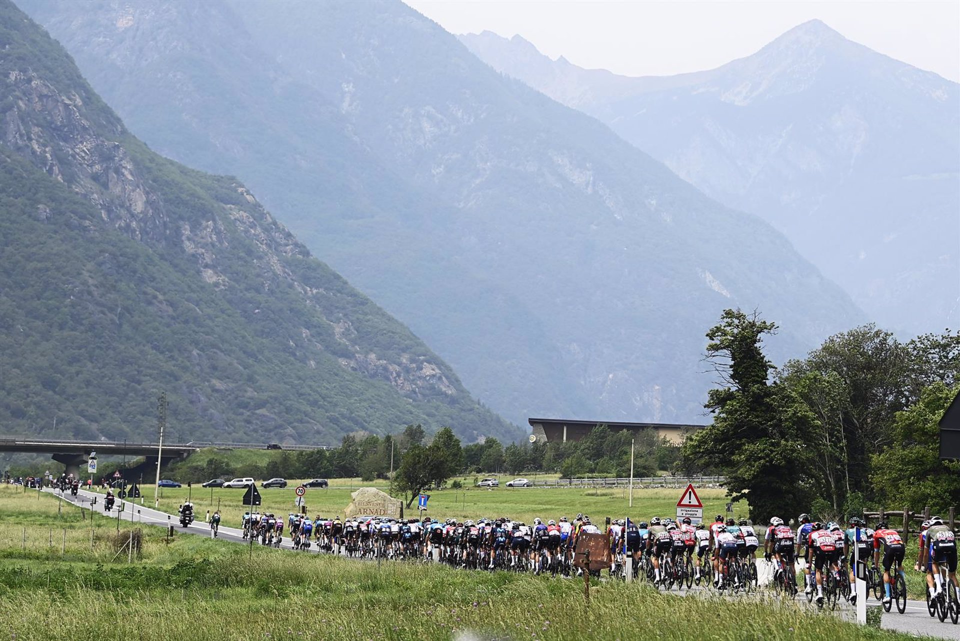 Imagen de la decimoquinta etapa del Giro de Italia de 2022