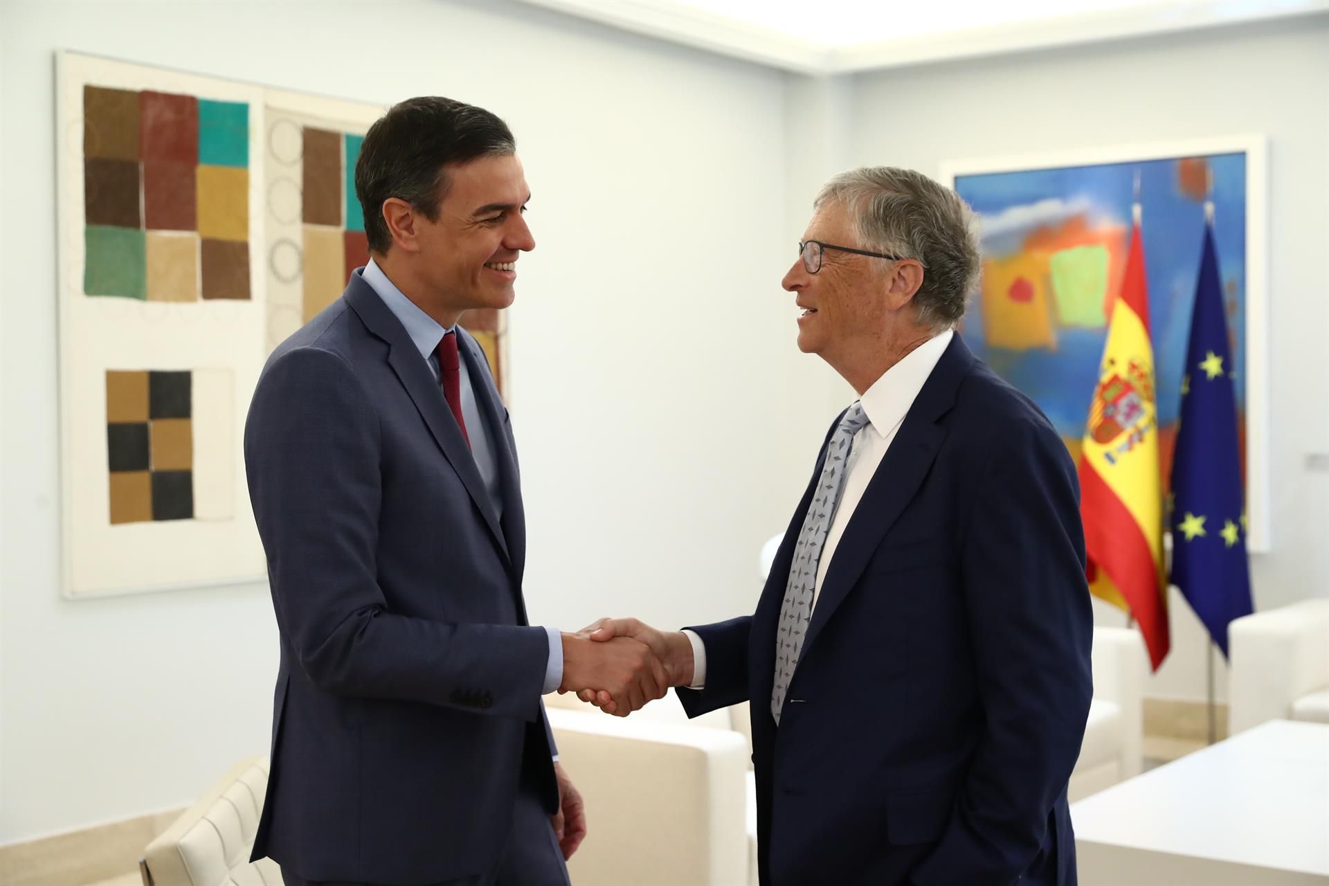 Sánchez y Calviño se reúnen con Bill Gates con la energía y el cambio climático sobre la mesa