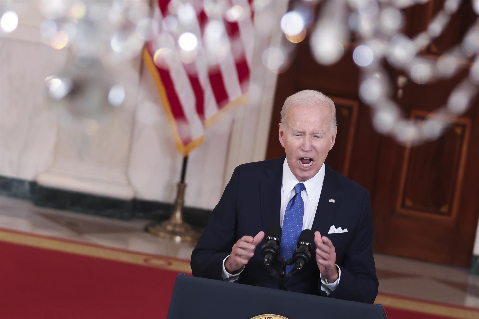 Biden, en un discurso desde la Casa Blanca tras darse a conocer el fallo del Supremo sobre el aborto