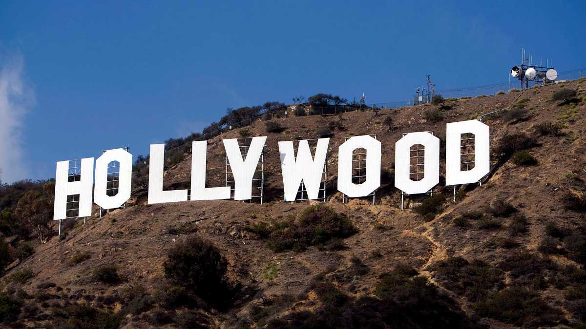 Imagen del conocido cartel de Hollywood.