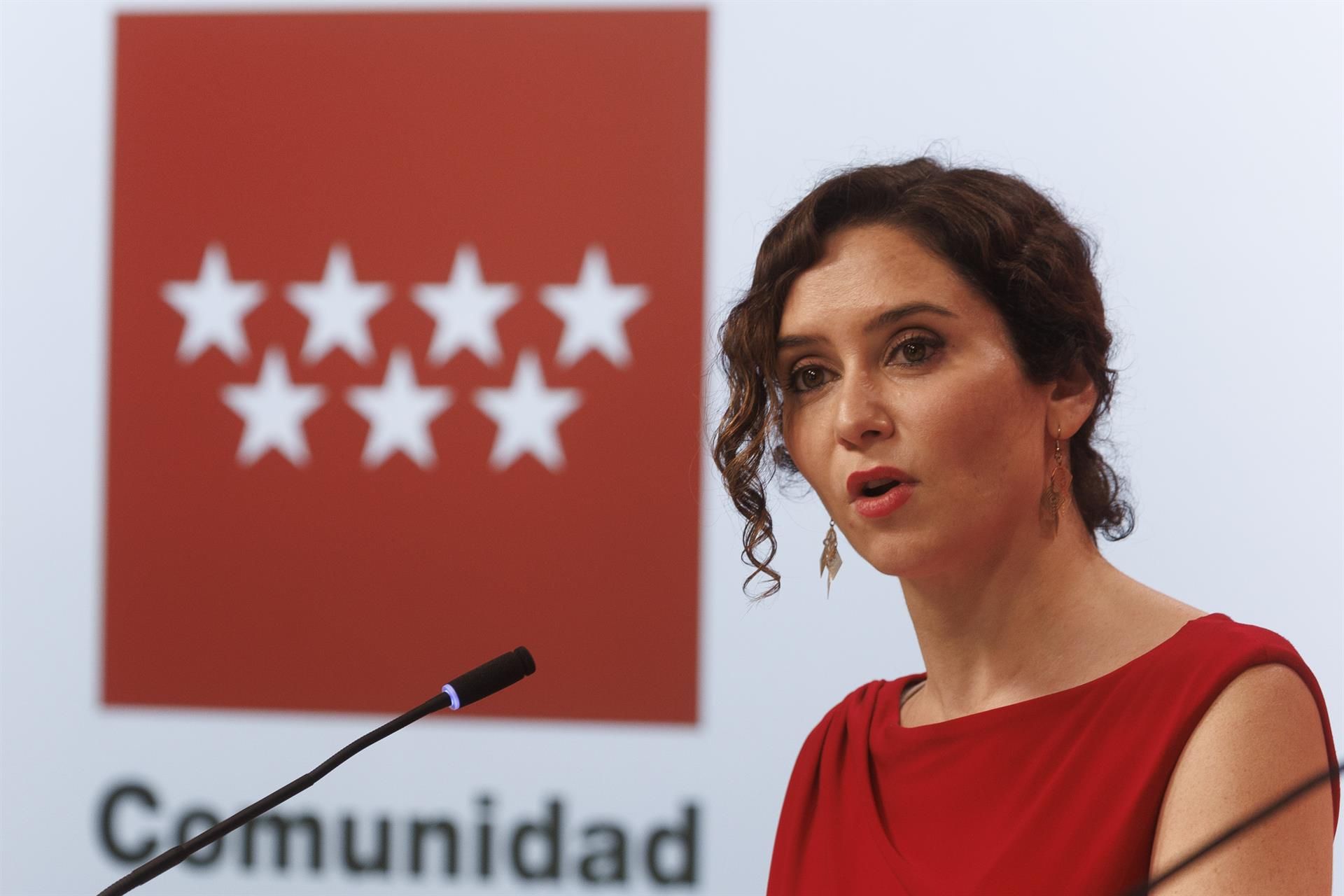 Isabel Díaz Ayuso ofrece una rueda de prensa