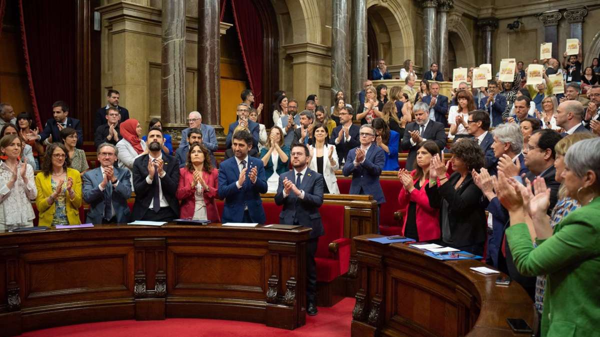 El Parlament catalán.