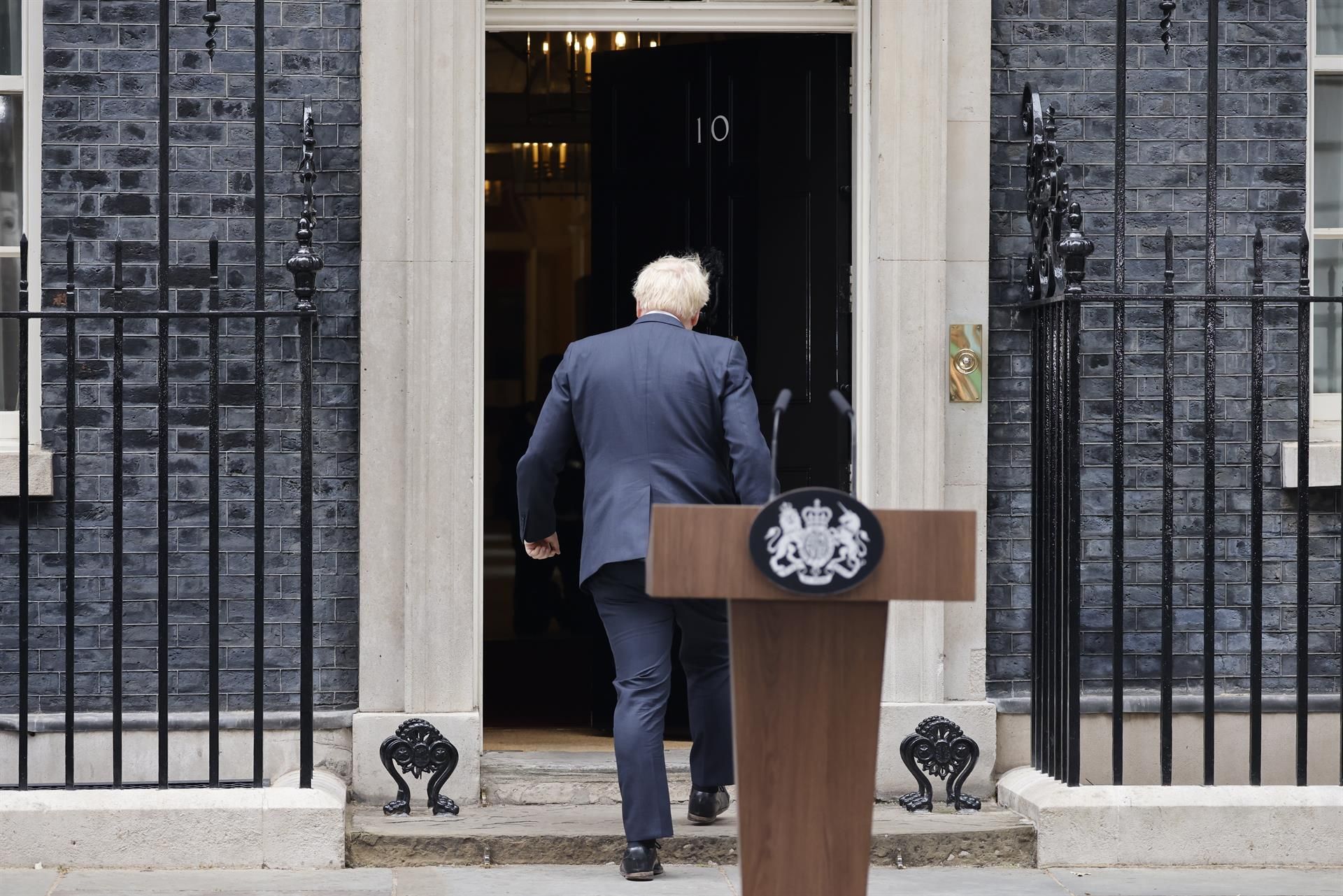 Boris Johnson, en una imagen tras anunciar su dimisión