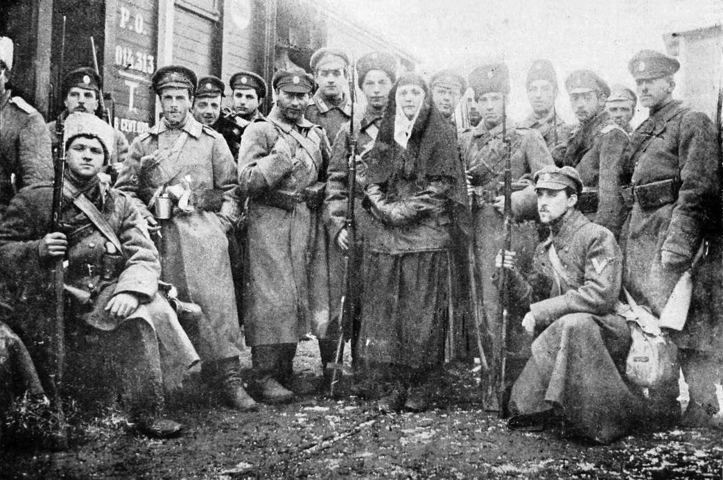 Ejército de voluntarios antibolcheviques al sur de Rusia en 1918