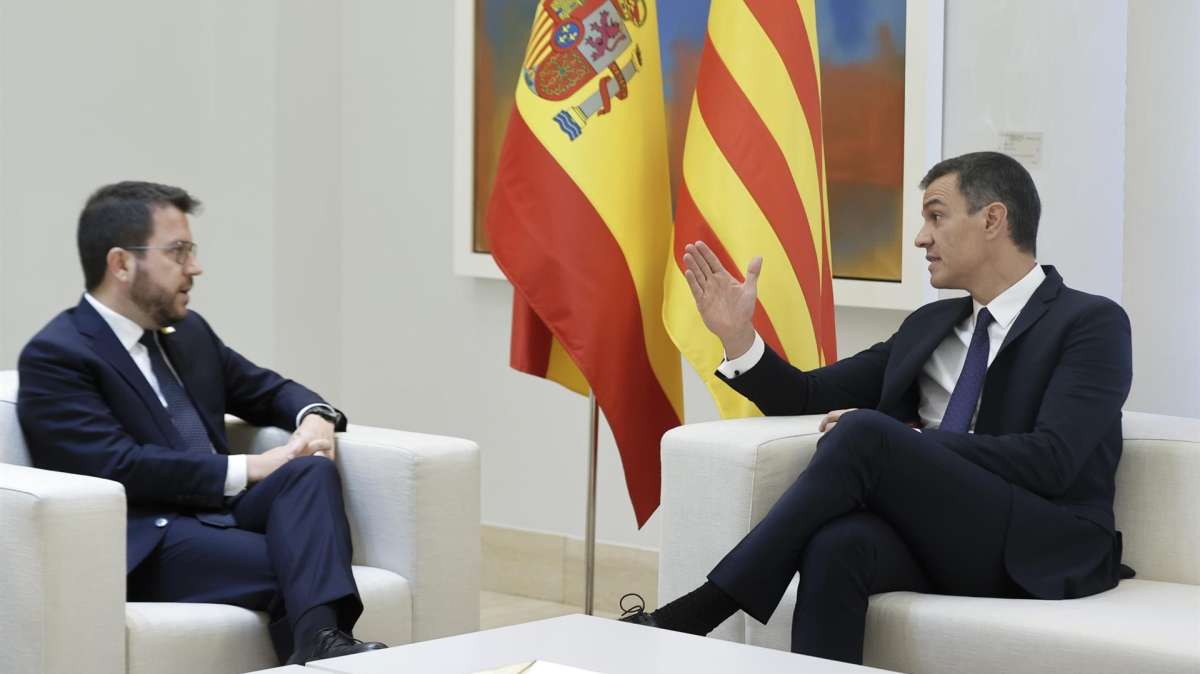 Sánchez y Aragonés aceleran la negociación y la mesa de diálogo sobre Cataluña se reunirá la última semana de julio