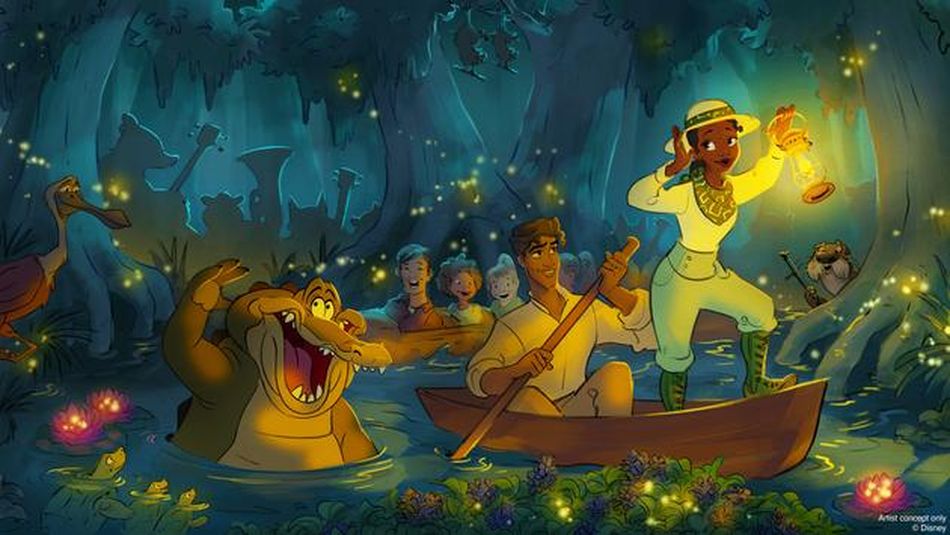 Tiana’s Bayou Adventure llegará en 2024 a los parques Disney