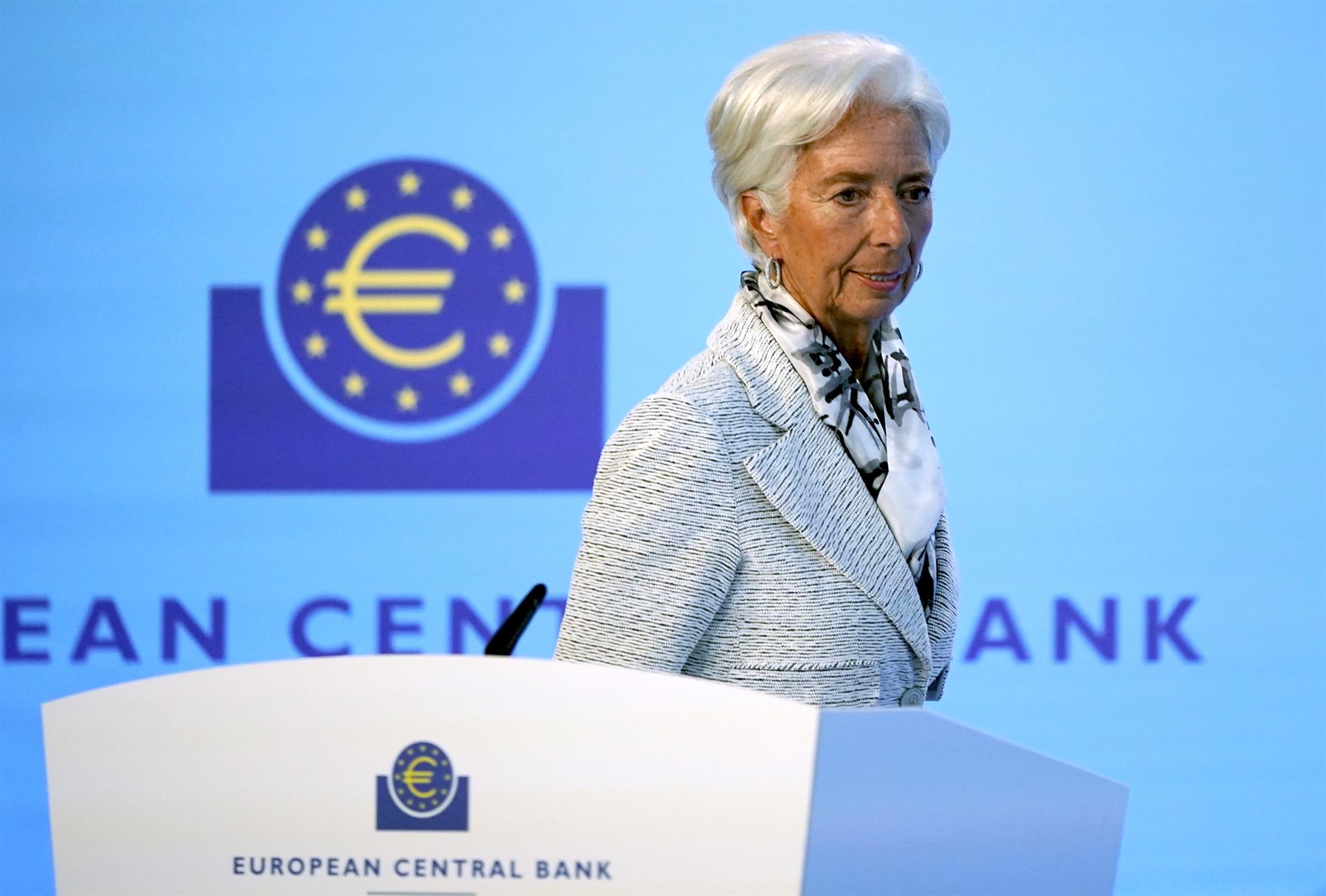 La presidenta del BCE, Cristine Lagarde.