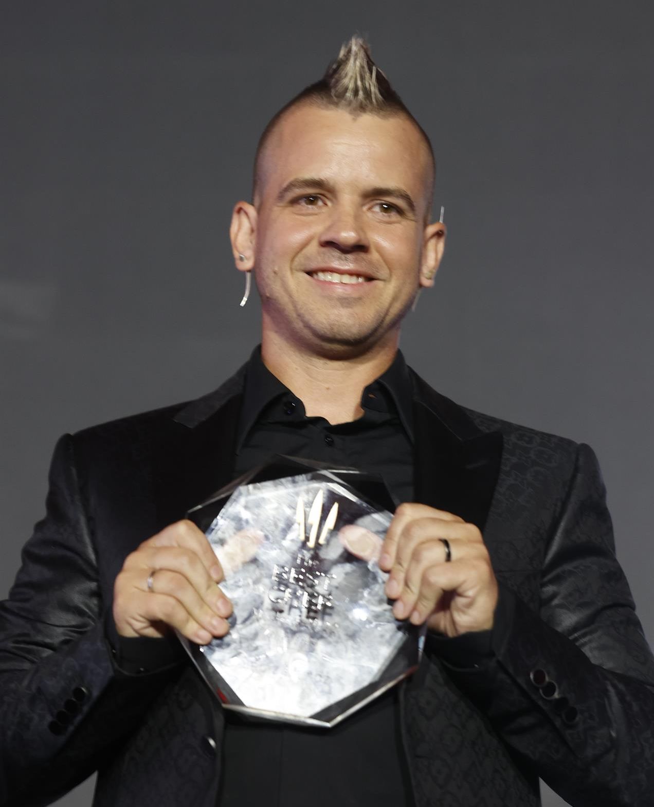 David Muñoz, con el premio de Mejor Cocinero del Mundo