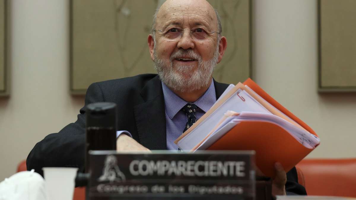 José Félix Tezanos, presidente del CIS, durante una comparecencia en el Congreso de los Diputados.
