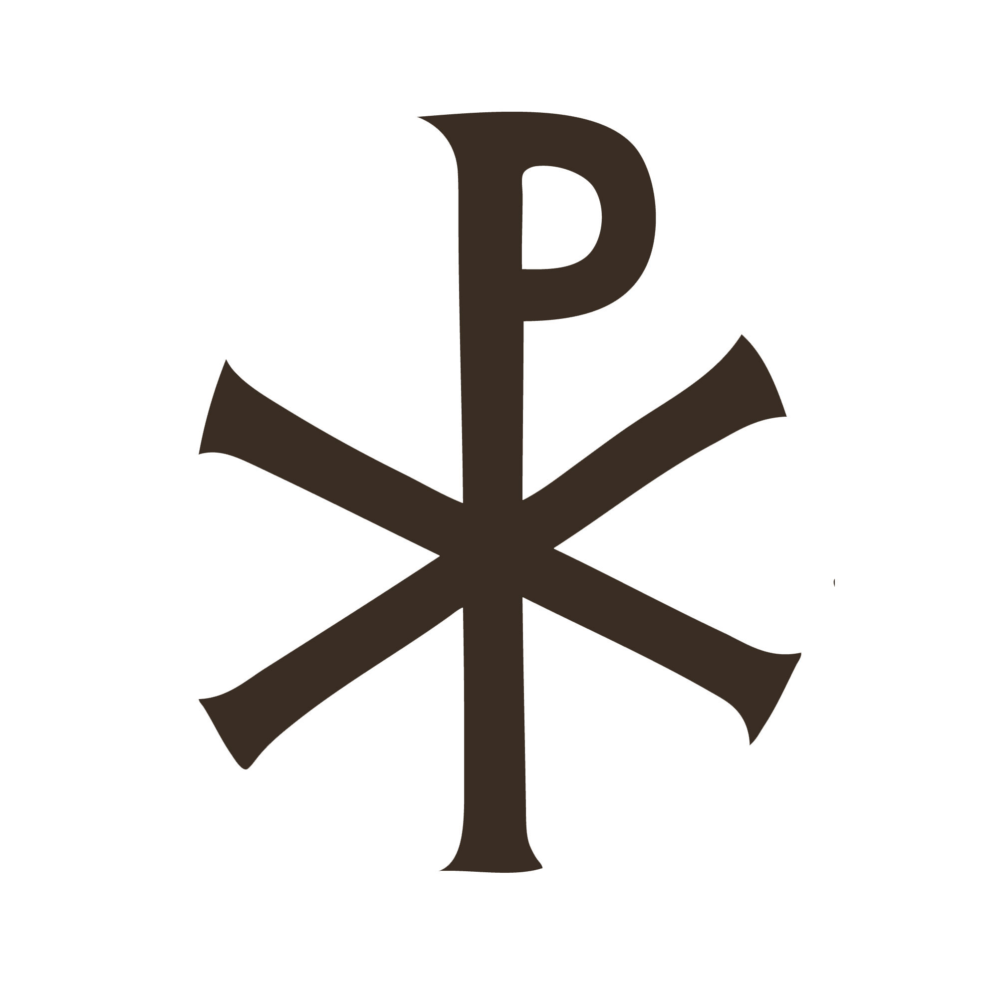 Lábaro, símbolo que Constantino llevó en sus escudos durante la batalla del Puente Milvio.