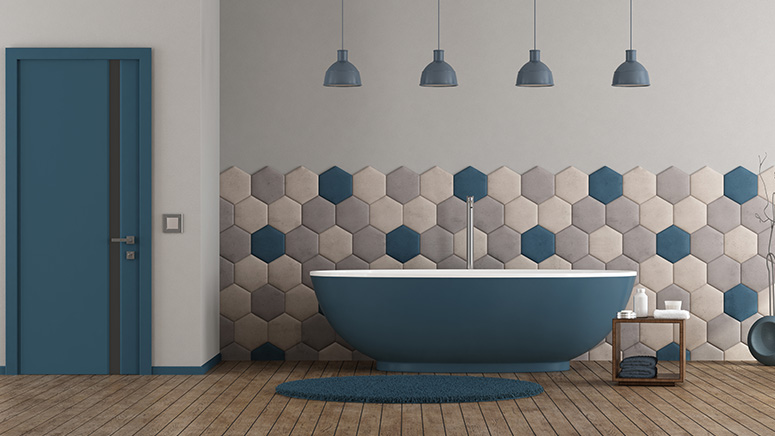 Azulejos ideales para un cuarto de baño pequeño
