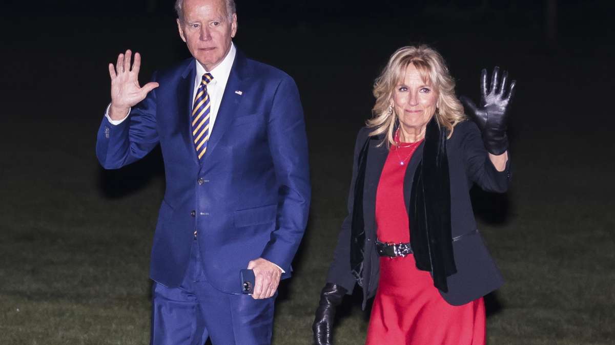El presidente Joe Biden y su mujer Jill, en la Casa Blanca