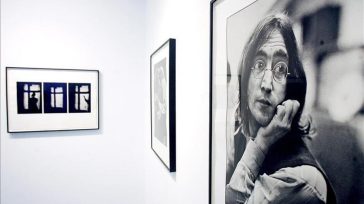 Imagen de archivo de una exposición sobre John Lennon