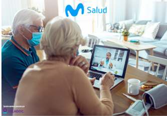 75% Of Movistar Salud'S Questions Are Solved Without Leaving Home.