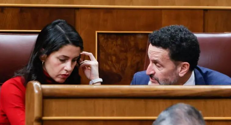 Inés Arrimadas y Edmundo Bal, en el Congreso de los Diputados