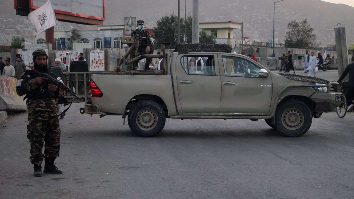 Milicianos talibanes en Kabul