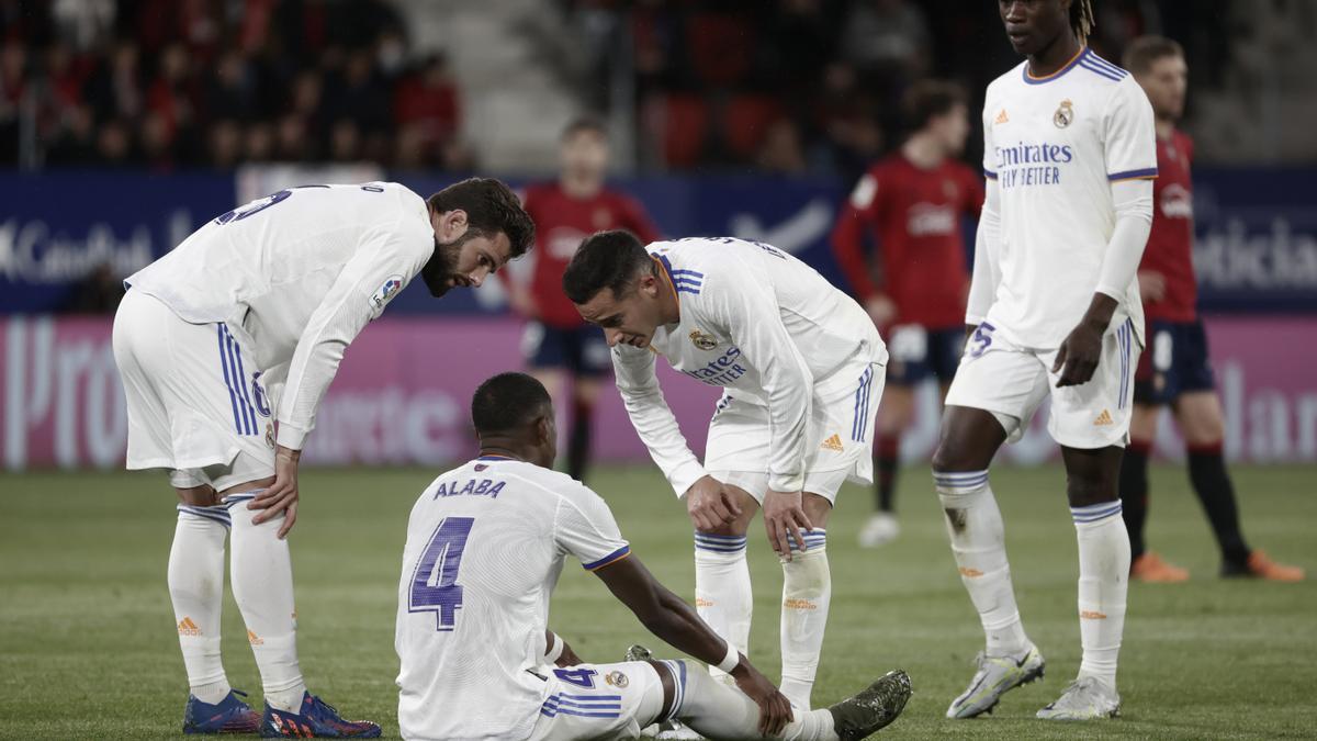 Alaba y Tchouameni se lesionan y no jugarán la Supercopa de España
