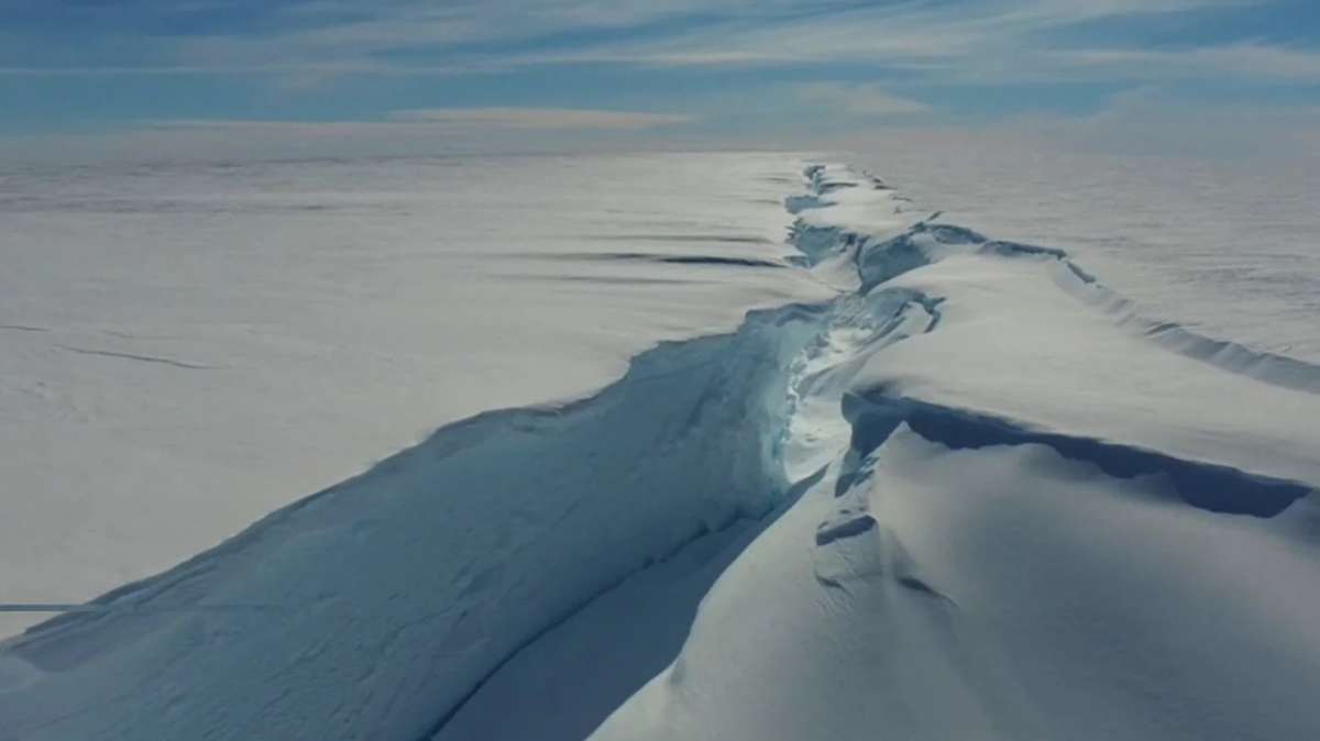 Un gigantesco iceberg se desprende de la Antártida y enciende las alarmas