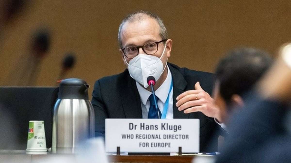 El director regional para Europa de la Organización Mundial de la Salud (OMS), el doctor Hans Henri P. Kluge, interviene en la 75ª Asamblea Mundial de la Salud