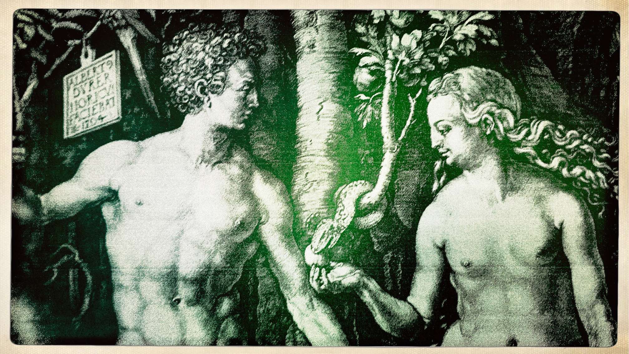 Adán y Eva. Grabado de Alberto Durero (1504).
