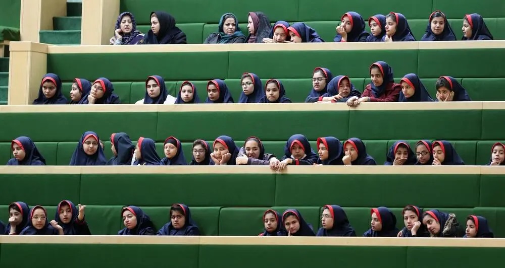 Imagen de archivo de un colegio de niñas en Teherán.