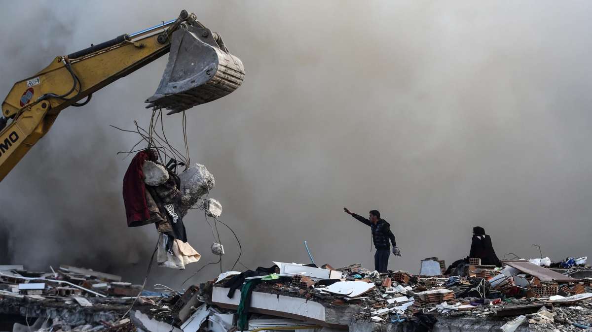 Labores de rescate del potente terremoto que sacudió Turquía el pasado 6 de febrero.