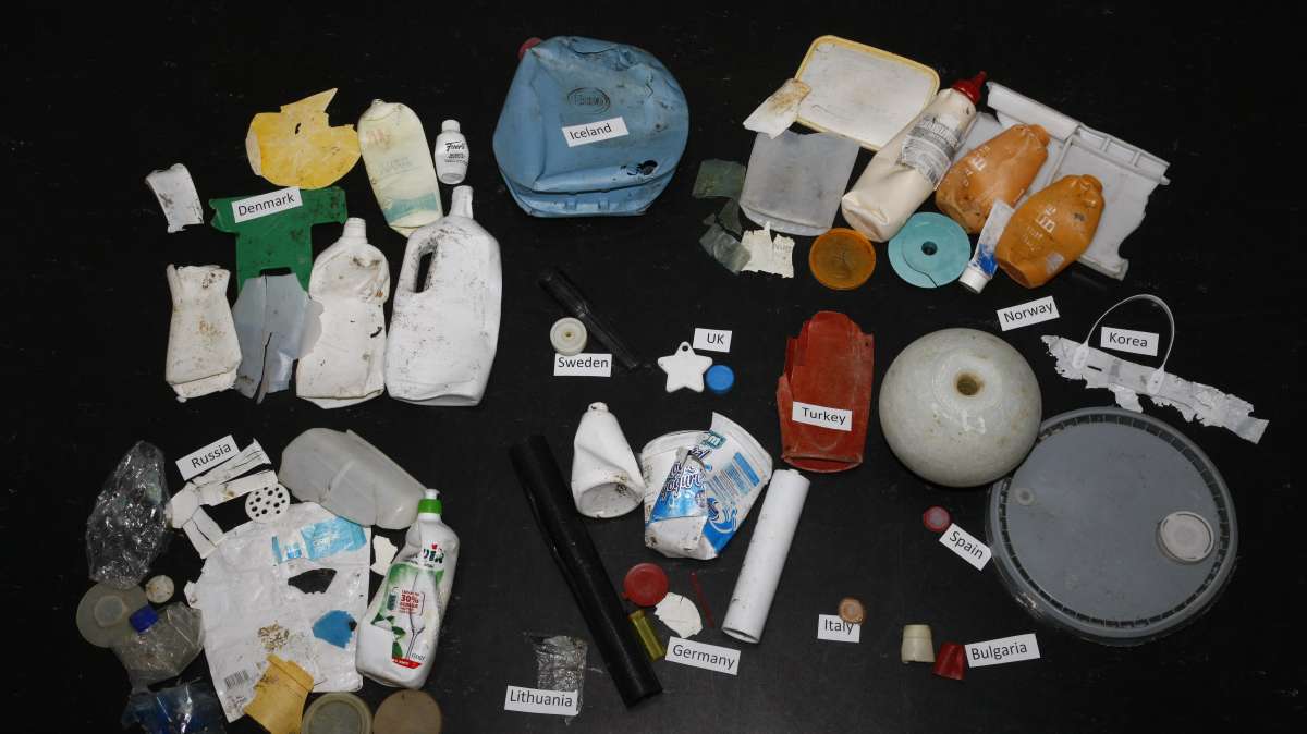 Residuos plásticos de todo el mundo llegan al Ártico