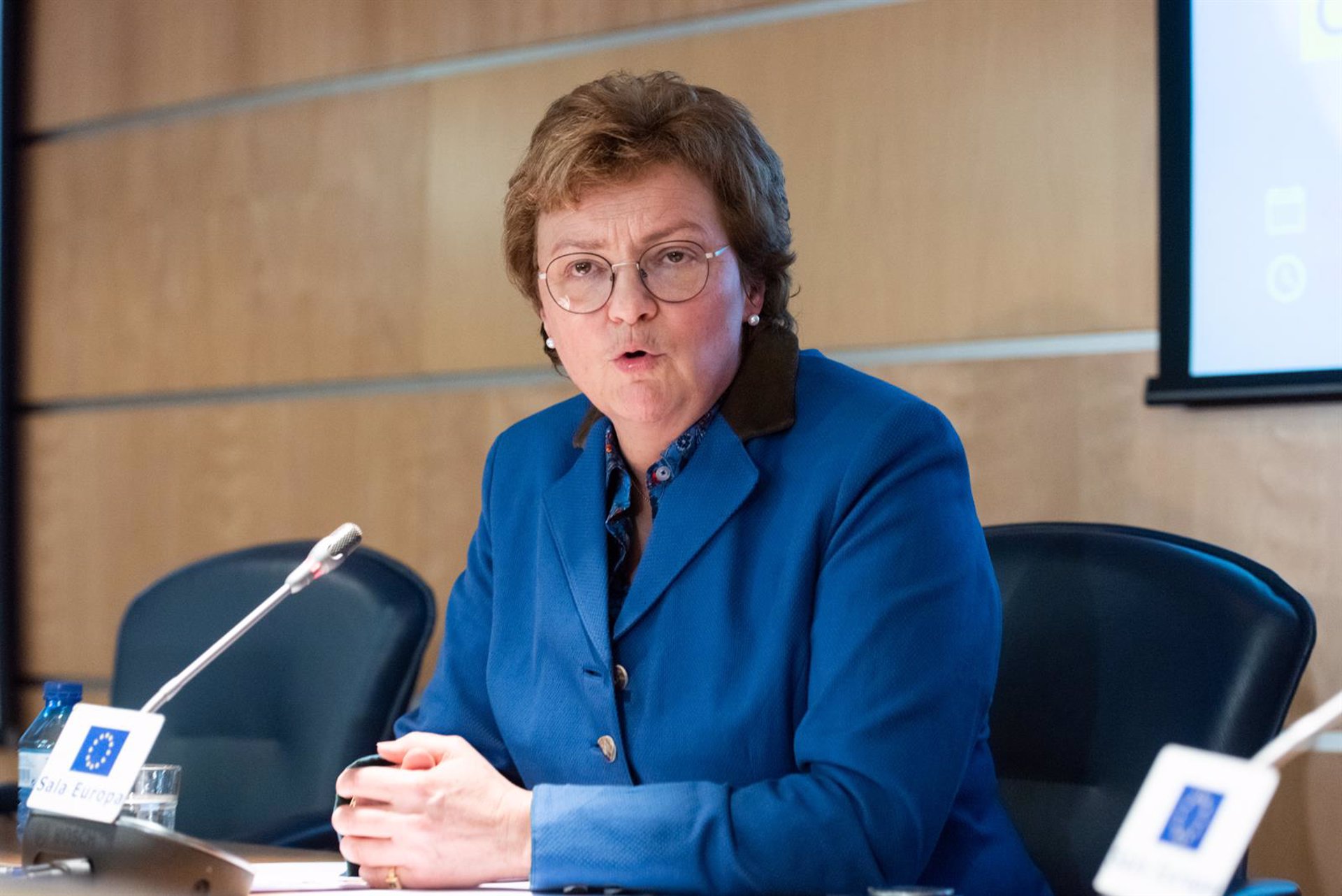 La jefa de la delegación de la comisión de Control Presupuestario del Parlamento Europeo, Monika Hohlmeier.