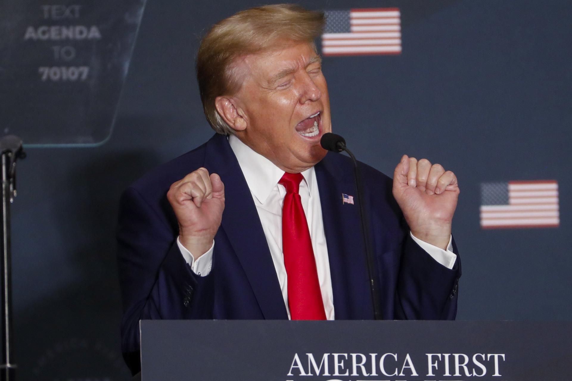 Donald Trump durante un acto en Washington el pasado mes de julio de 2022.