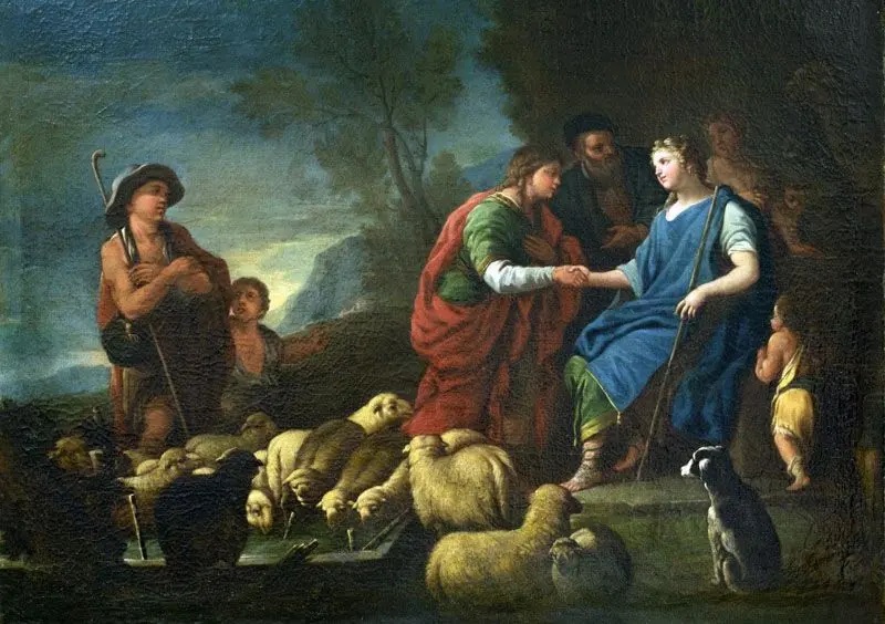 'Encuentro de Jacob y Raquel en el pozo de agua', el supuesto Rembrandt.