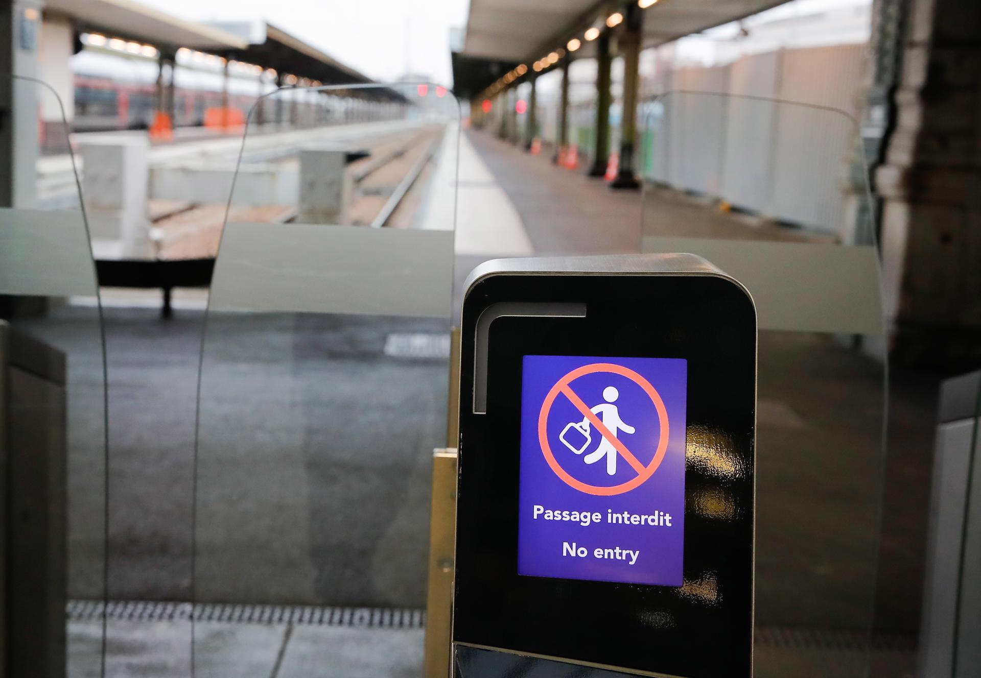 Francia La jornada de protesta contra la reforma de las pensiones afecta también a los transportes. En la imagen, la estación Gare de Lyon.