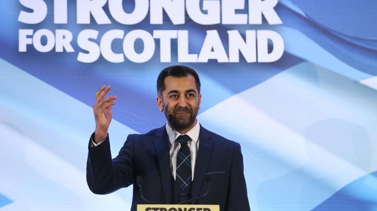Humza Yousaf, el nuevo líder de los nacionalistas escoceses.