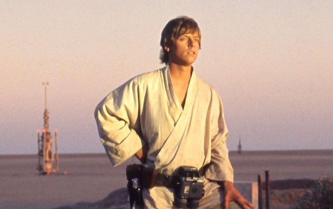 Luke Skywalker, interpretado por Mark Hamill.