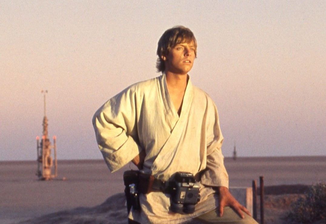Luke Skywalker, interpretado por Mark Hamill.