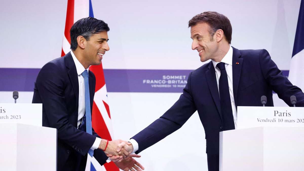 Macron y Sunak anuncian un plan a gran escala contra la migración en el Canal de la Mancha