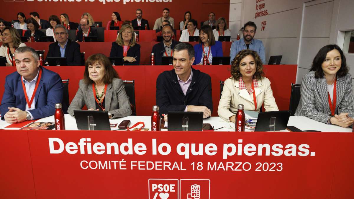 Notorias ausencias en el Comité Federal del PSOE
