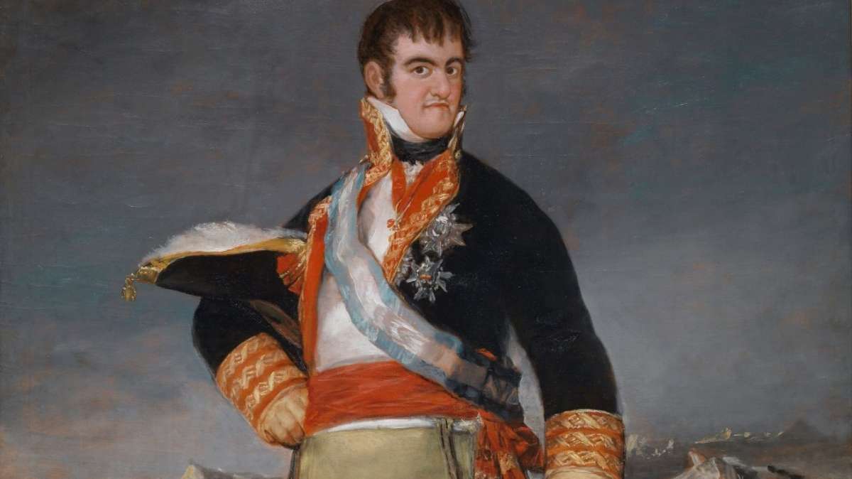 Retrato de Fernando VII. Francisco de Goya.