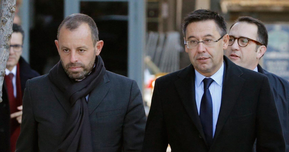 La Fiscalía acusa al Barça, Bartomeu y Rosell por los pagos a Negreira para que los árbitros favorecieran al equipo