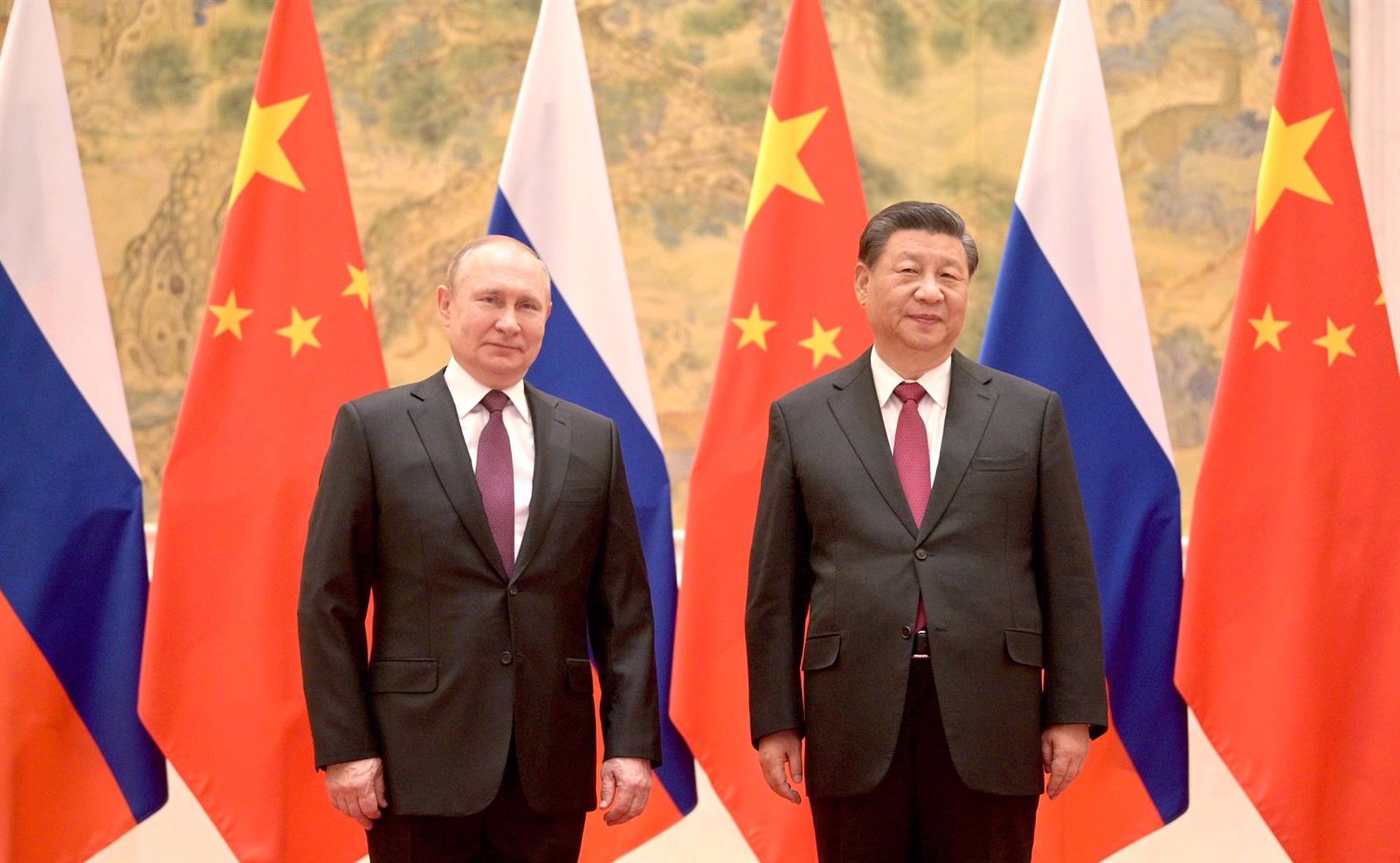 Xi Jinping y Vladimir Putin, en su encuentro en Moscú.
