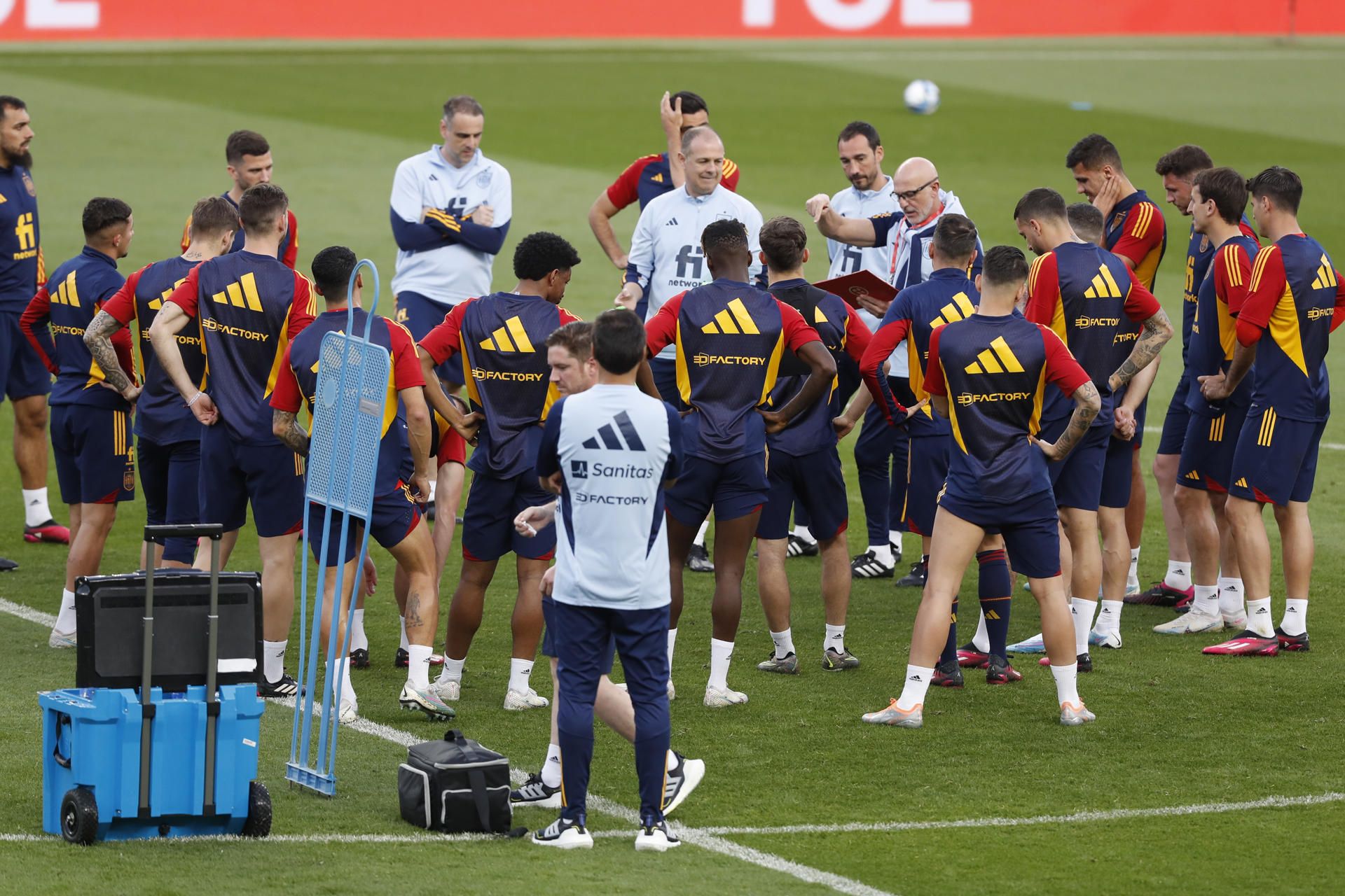 Entrenamiento de la Selección española previo al partido ante Noruega