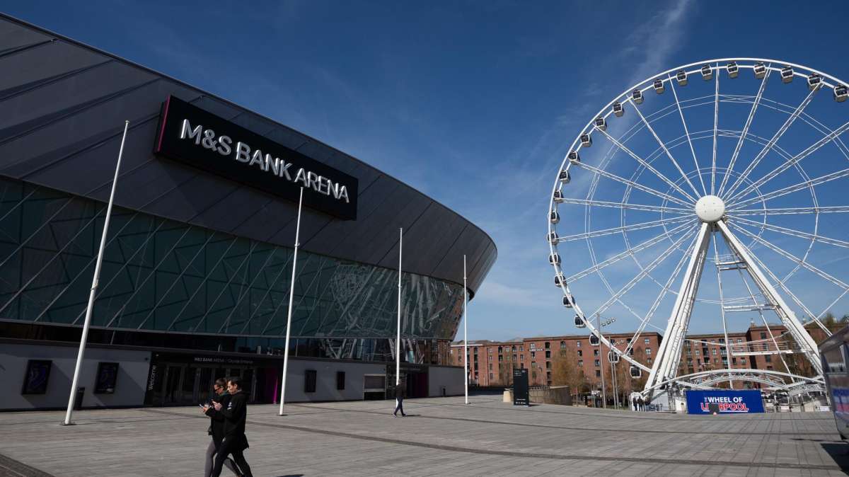 M&S Bank Arena de Liverpool, donde se celebrará el Festival de Eurovisión 2023.