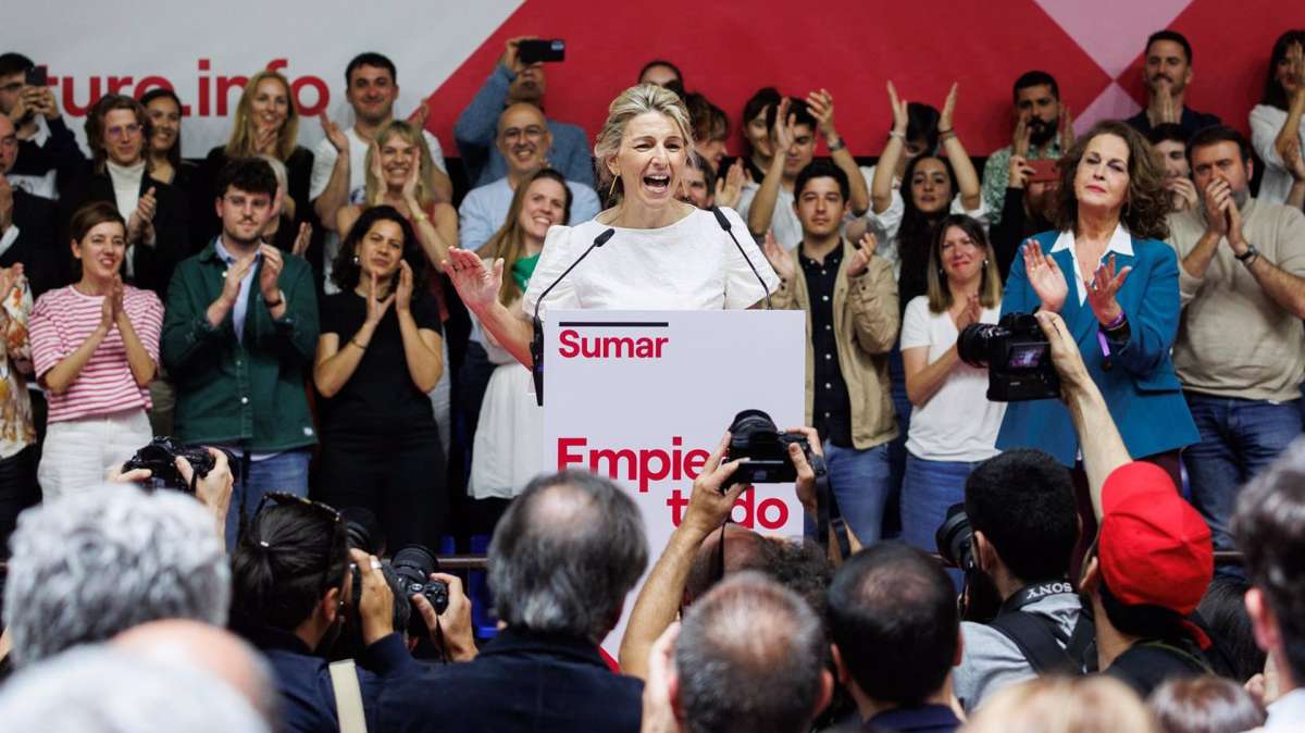 Yolanda Díaz dijo sí: "Voy a dar un paso adelante y quiero ser la primera presidenta de mi país"