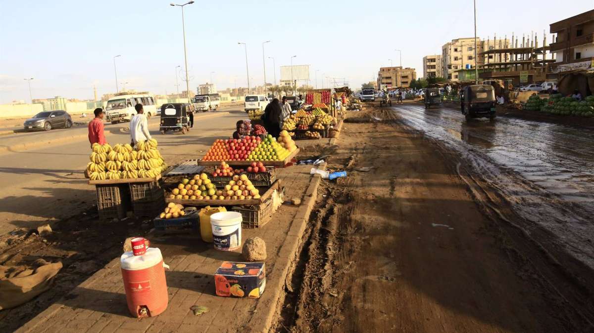 Imagen de archivo de un mercado de fruta en Jartum (Sudán).